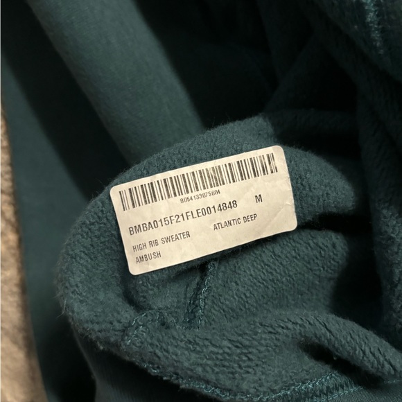 AMBUSH Green Crewneck Sweater - Picture 4 of 4